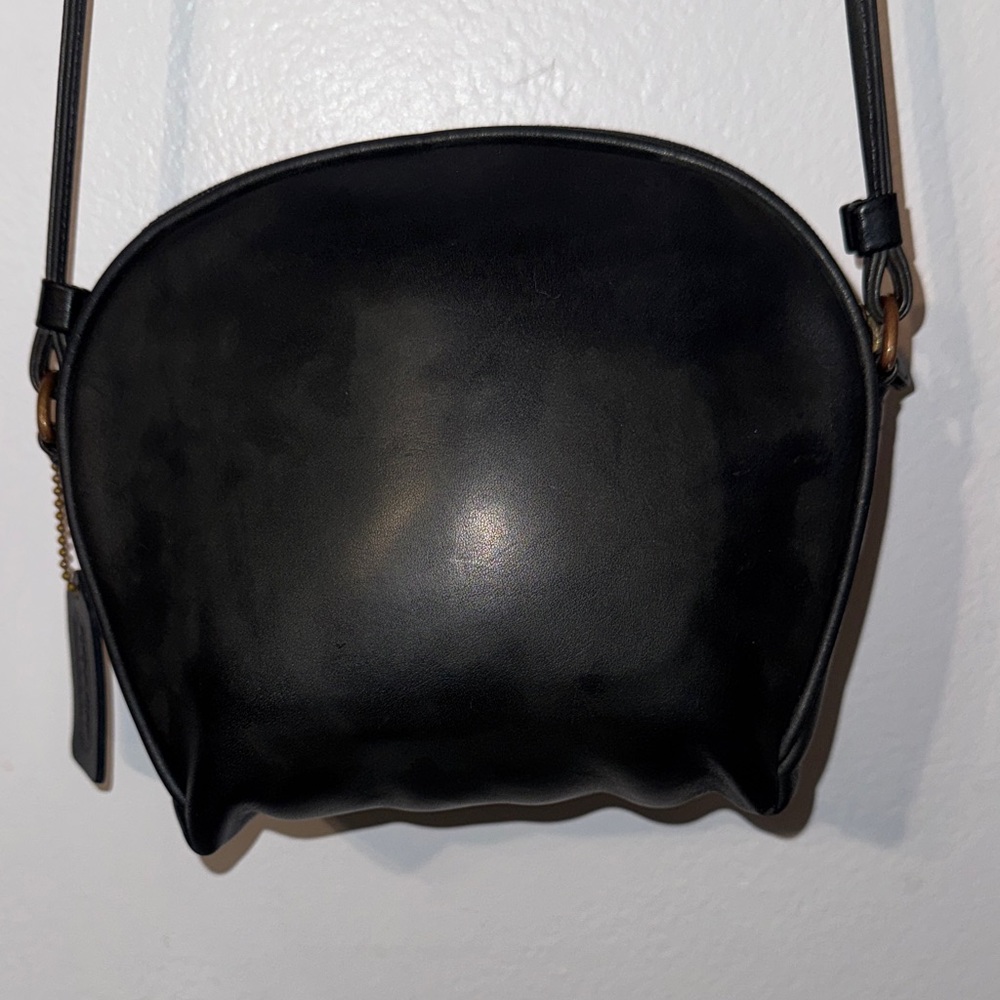 Vintage Coach Minetta crossbody-NAVY